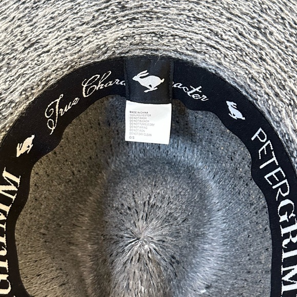 ?HP?Peter Grimm Grey Dira Wide Brim Packable Fedora Unisex OS main image 5